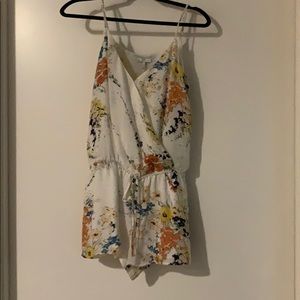 Joie Jerrica Floral-Printed Romper